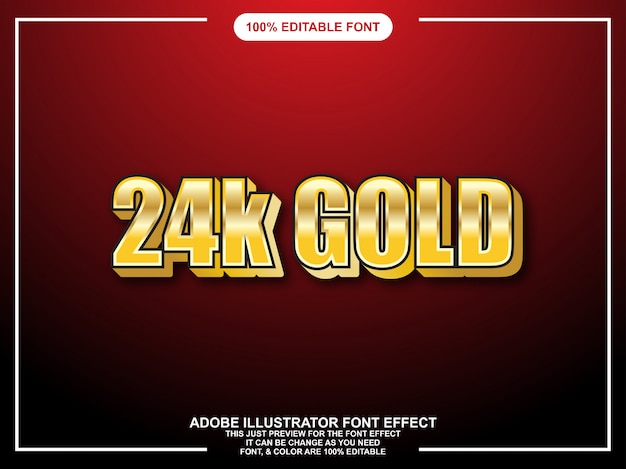 Download Editable graphic style bold gold gloss font effect ...