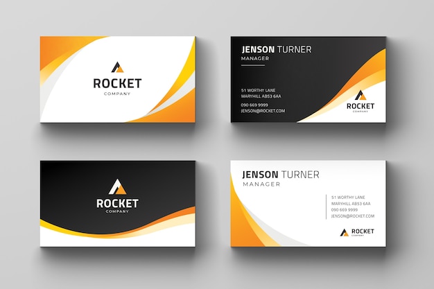 Premium Vector Editable And Ready To Print Business Card Template