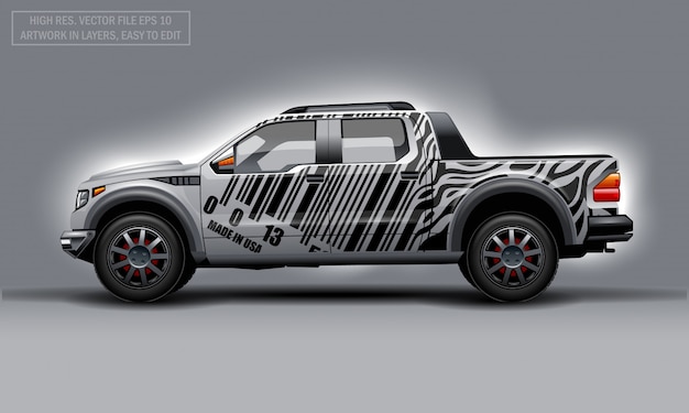Download Free Editable Template For Wrap Suv With Bar Code Lines Decal Hi Res Use our free logo maker to create a logo and build your brand. Put your logo on business cards, promotional products, or your website for brand visibility.