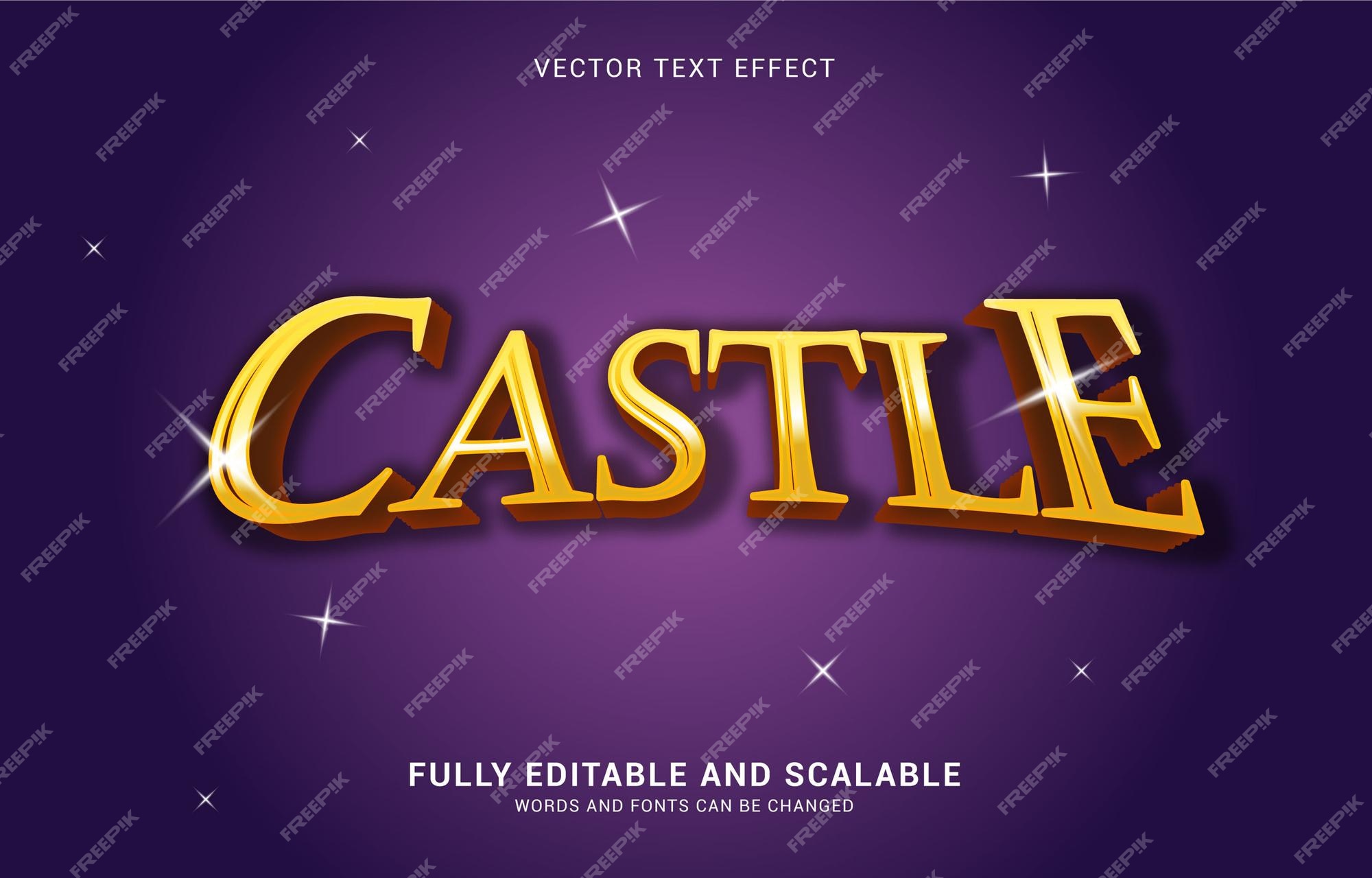 premium-vector-editable-text-effect-castle-style-can-be-use-to-make