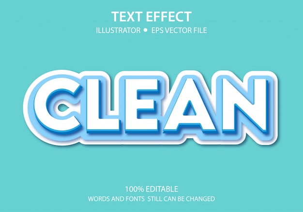 clean text sound
