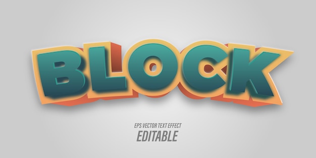 Premium Vector | Editable text with 3d effects with playful and fun themes