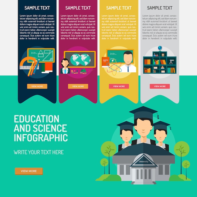 free-vector-education-infographic-template