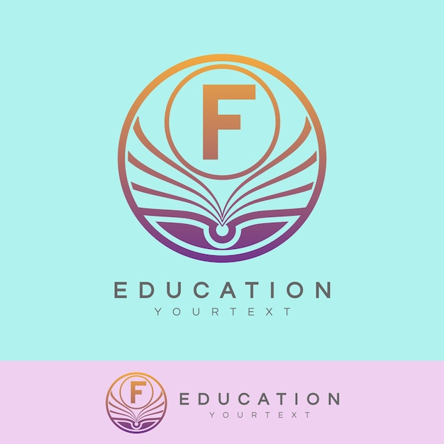 Download Free Education Initial Letter F Logo Design Premium Vector Use our free logo maker to create a logo and build your brand. Put your logo on business cards, promotional products, or your website for brand visibility.