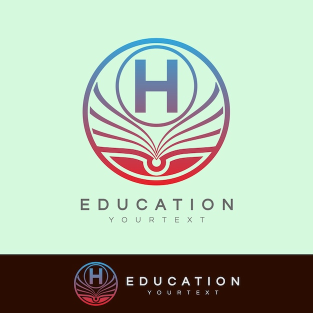 Download Free Education Initial Letter H Logo Design Premium Vector Use our free logo maker to create a logo and build your brand. Put your logo on business cards, promotional products, or your website for brand visibility.