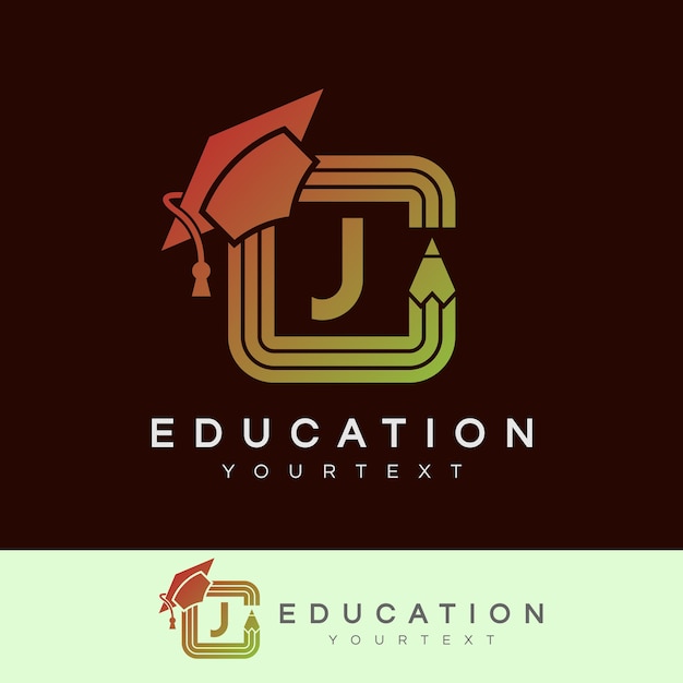 Download Free Education Initial Letter J Logo Design Premium Vector Use our free logo maker to create a logo and build your brand. Put your logo on business cards, promotional products, or your website for brand visibility.