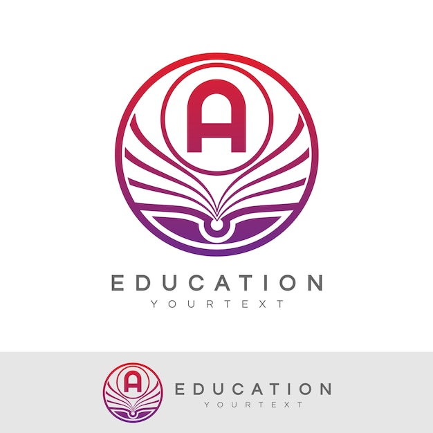 Download Free Education Initial Letter A Logo Design Premium Vector Use our free logo maker to create a logo and build your brand. Put your logo on business cards, promotional products, or your website for brand visibility.