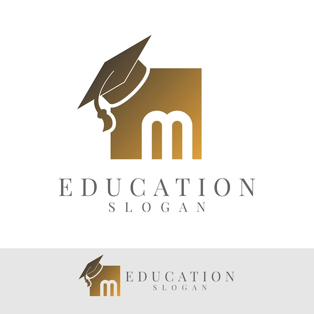 Download Free Education Initial Letter M Logo Design Premium Vector Use our free logo maker to create a logo and build your brand. Put your logo on business cards, promotional products, or your website for brand visibility.