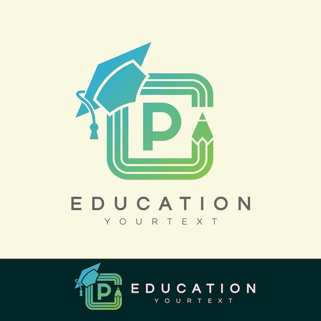 Download Free Education Initial Letter P Logo Design Premium Vector Use our free logo maker to create a logo and build your brand. Put your logo on business cards, promotional products, or your website for brand visibility.
