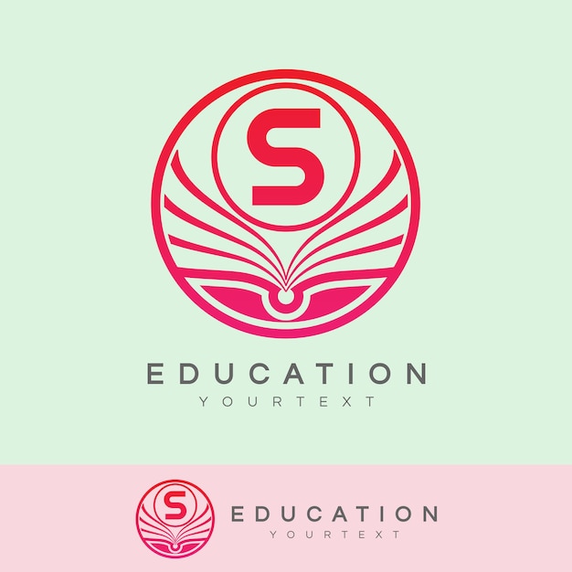 Download Free Education Initial Letter S Logo Design Premium Vector Use our free logo maker to create a logo and build your brand. Put your logo on business cards, promotional products, or your website for brand visibility.