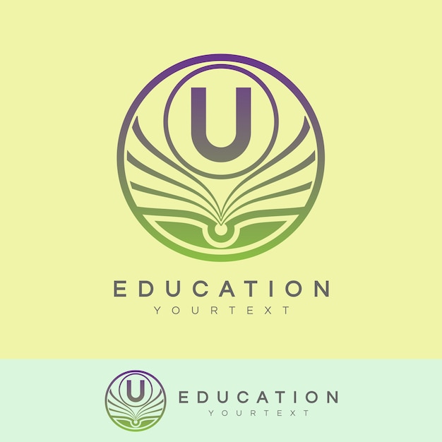 Download Free Education Initial Letter U Logo Design Premium Vector Use our free logo maker to create a logo and build your brand. Put your logo on business cards, promotional products, or your website for brand visibility.