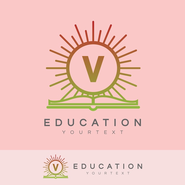 Download Free Education Initial Letter V Logo Design Premium Vector Use our free logo maker to create a logo and build your brand. Put your logo on business cards, promotional products, or your website for brand visibility.