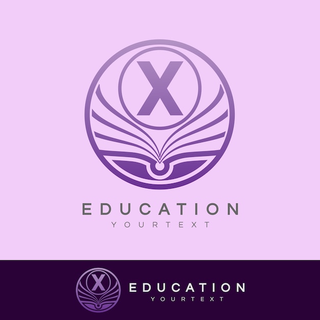 Download Free Education Initial Letter X Logo Design Premium Vector Use our free logo maker to create a logo and build your brand. Put your logo on business cards, promotional products, or your website for brand visibility.
