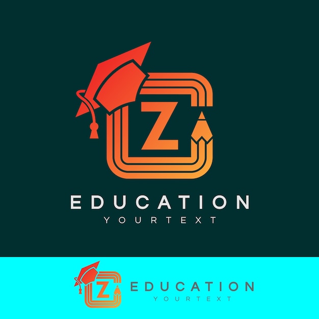 Download Free Education Initial Letter Z Logo Design Premium Vector Use our free logo maker to create a logo and build your brand. Put your logo on business cards, promotional products, or your website for brand visibility.