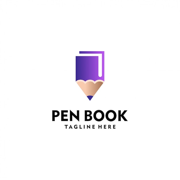 Download Free Education Logo With Book And Pencil Premium Vector Use our free logo maker to create a logo and build your brand. Put your logo on business cards, promotional products, or your website for brand visibility.