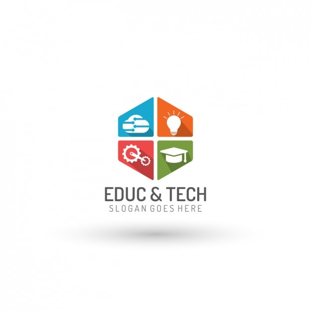 Download Free Download This Free Vector Education And Technology Logo Template Use our free logo maker to create a logo and build your brand. Put your logo on business cards, promotional products, or your website for brand visibility.