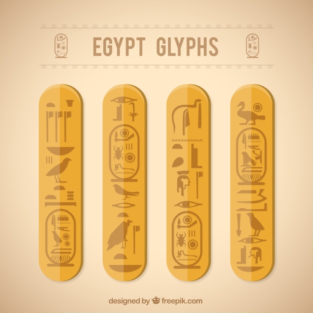 ancient egyptian glyphs