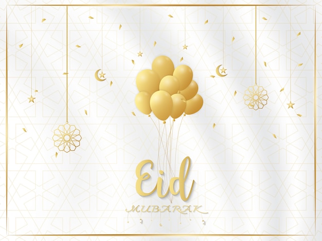 Eid mubarak background | Premium Vector