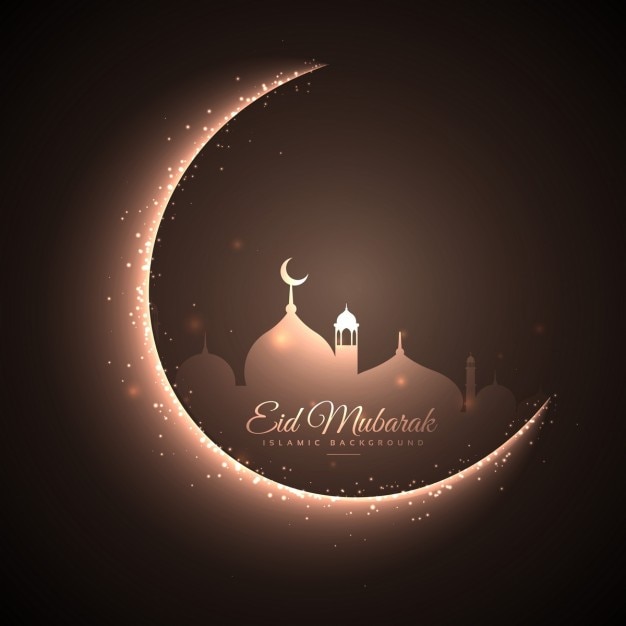 Free Vector Eid Mubarak Islamic Background