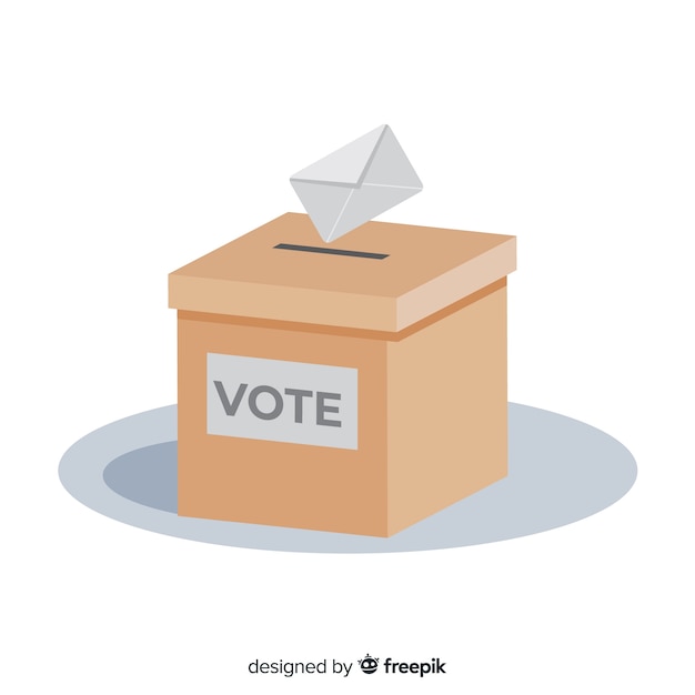 Download Free Vector | Election box design