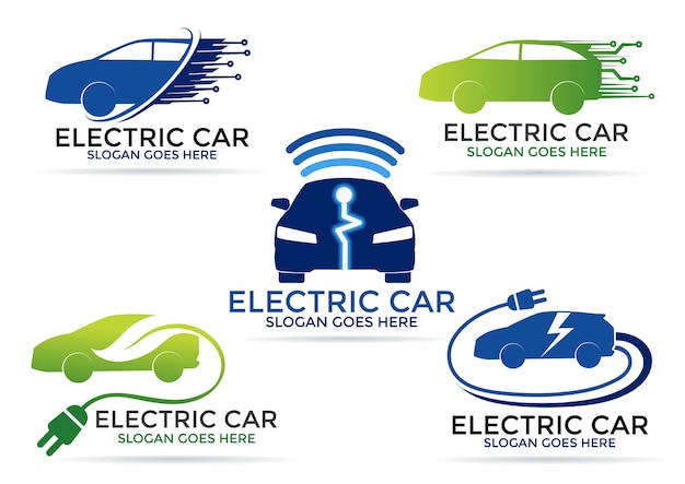 Download Free Electric Car Logo Set Premium Vector Use our free logo maker to create a logo and build your brand. Put your logo on business cards, promotional products, or your website for brand visibility.