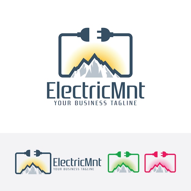 Download Free Electric Mountain Logo Template Premium Vector Use our free logo maker to create a logo and build your brand. Put your logo on business cards, promotional products, or your website for brand visibility.