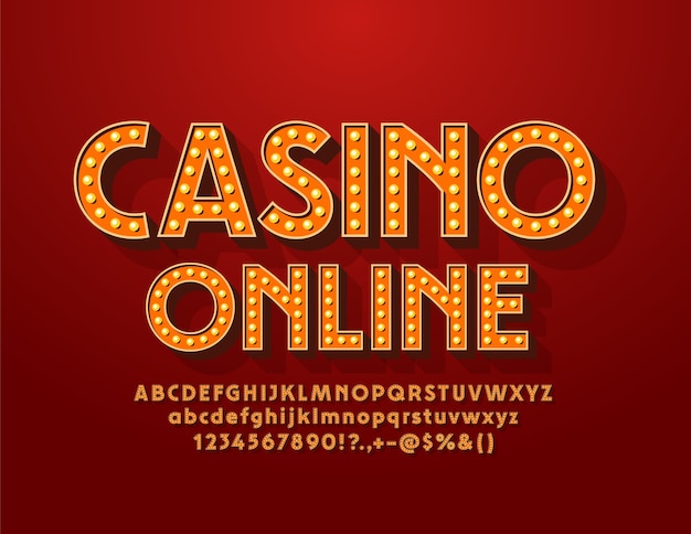 casino font casino log