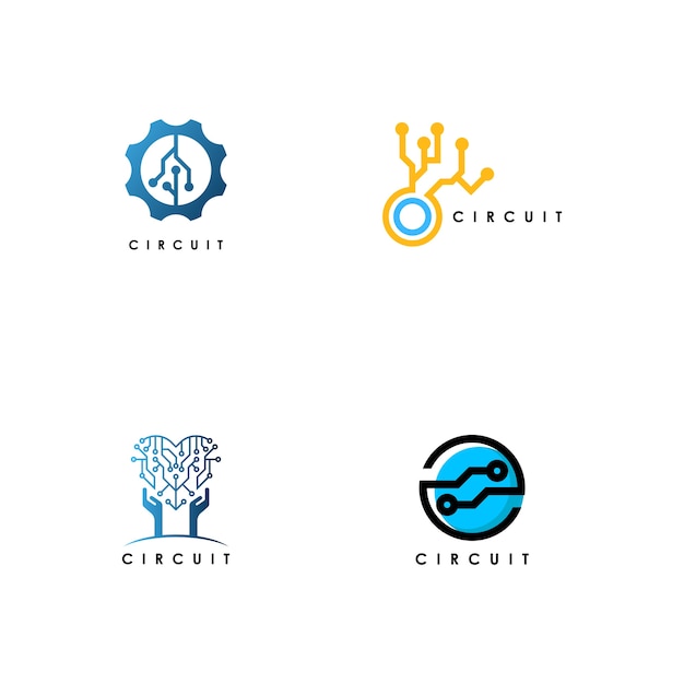 Download Free Electricity Circuit Logo Set Vector Premium Vector Use our free logo maker to create a logo and build your brand. Put your logo on business cards, promotional products, or your website for brand visibility.
