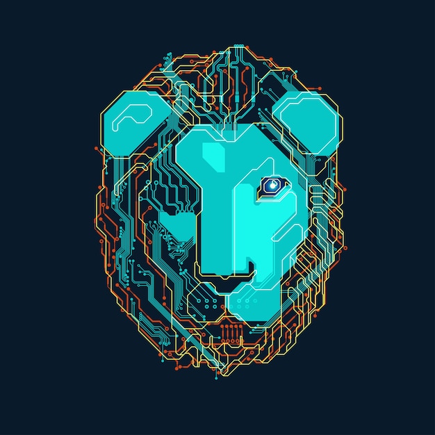 electronic lion toy