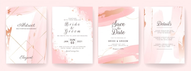 Premium Vector | Elegant abstract background. wedding invitation card ...