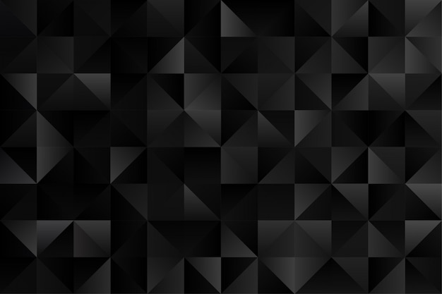 黒い色のベクトルでエレガントな抽象的な幾何学模様の背景の壁紙 プレミアムベクター