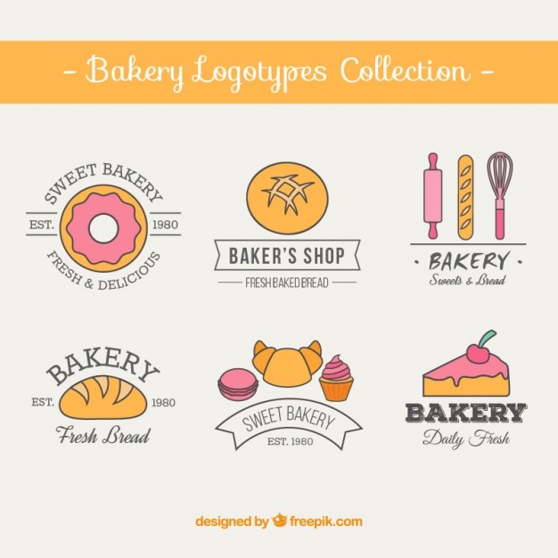 Download Free Download This Free Vector Elegant Bakery Logo Collection Use our free logo maker to create a logo and build your brand. Put your logo on business cards, promotional products, or your website for brand visibility.