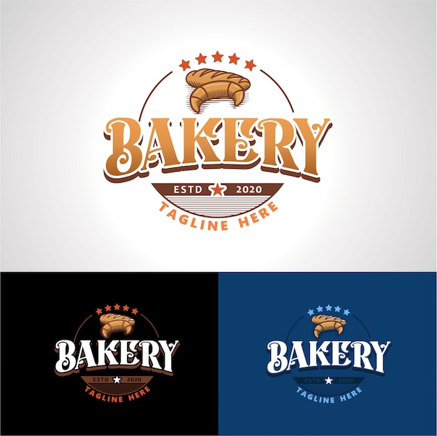 Elegant bakery logo | Premium Vector