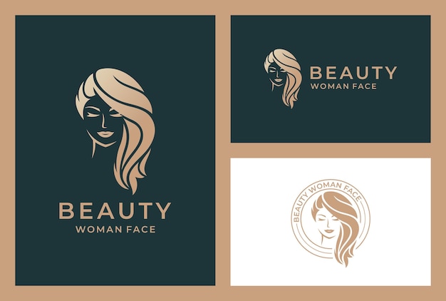 Premium Vector | Elegant beauty woman logo