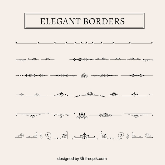 elegant border template for word