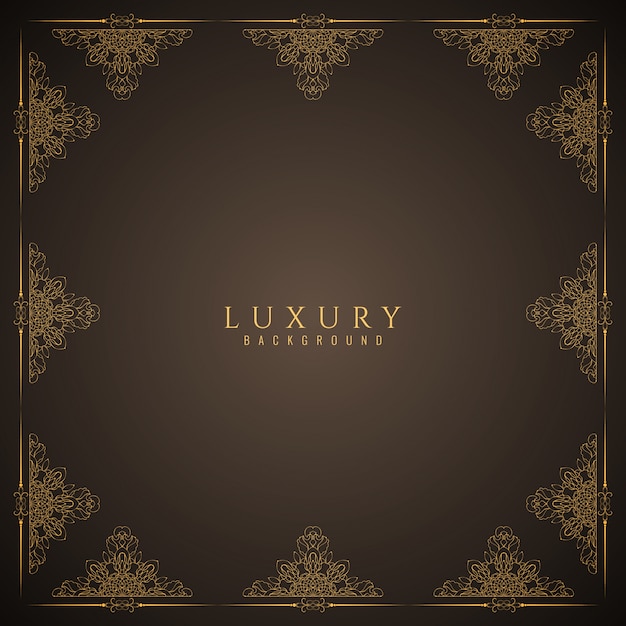 Free Vector Elegant  brown  luxury background 