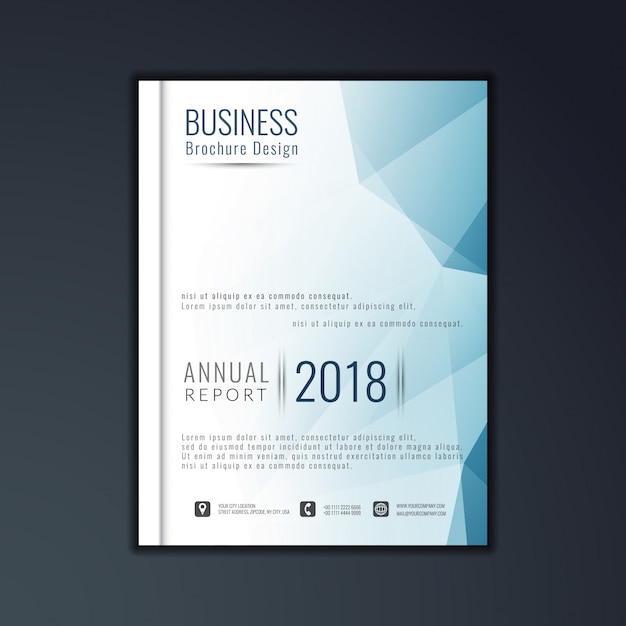 Free Vector | Elegant business brochure design