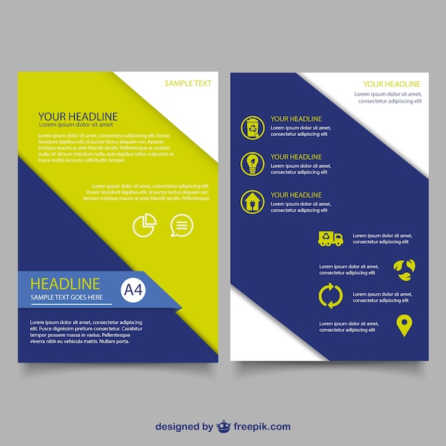 Elegant business brochure | Free Vector