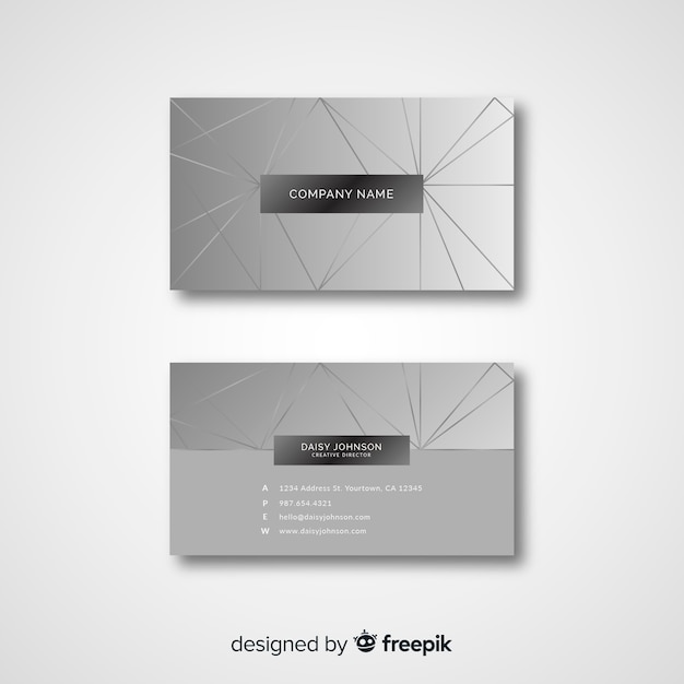 elegant business card template free printable