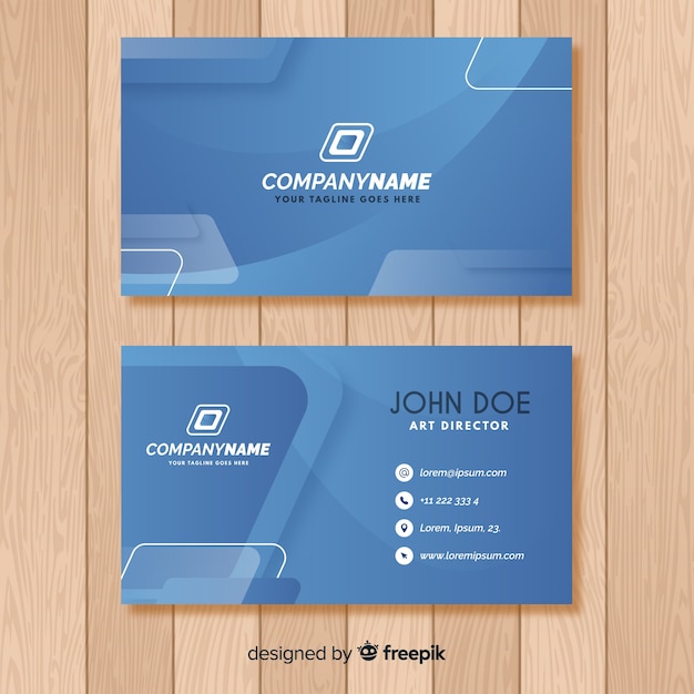 elegant-business-card-template-free-vector