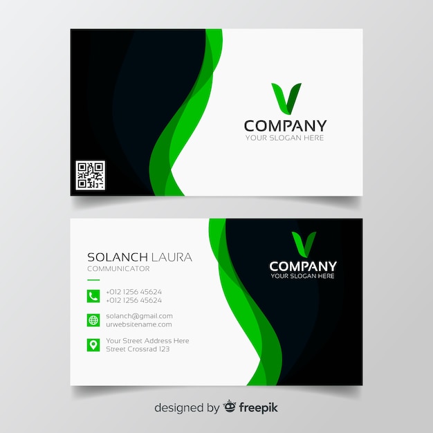 elegant business card template free printable