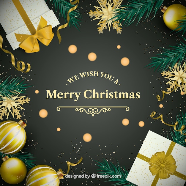 Free Vector | Elegant christmas background