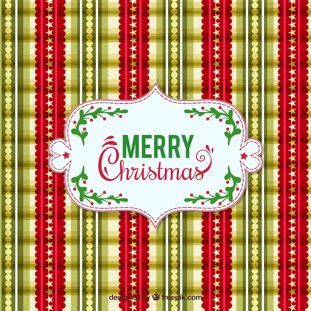 Elegant christmas pattern | Free Vector