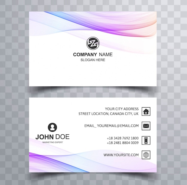 Elegant corporate business card