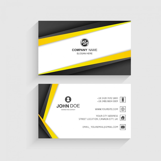 Elegant creative business card set template\
vector