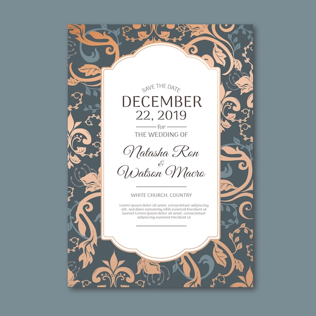 free-vector-elegant-damask-template-wedding-invitation
