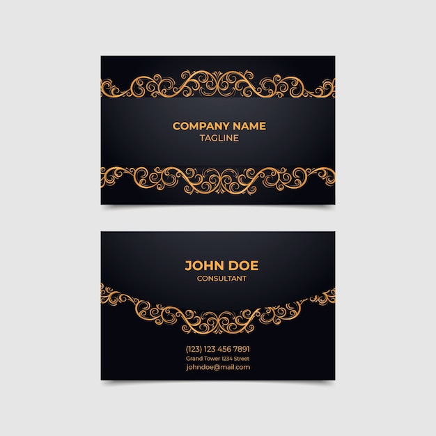 Free Vector | Elegant design for business card