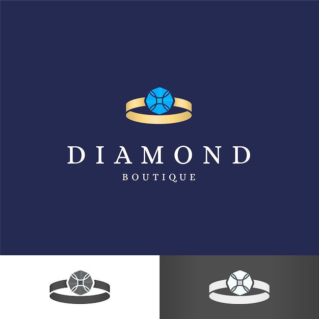 Download Free Elegant Diamond Logo Template For Company Free Vector Use our free logo maker to create a logo and build your brand. Put your logo on business cards, promotional products, or your website for brand visibility.