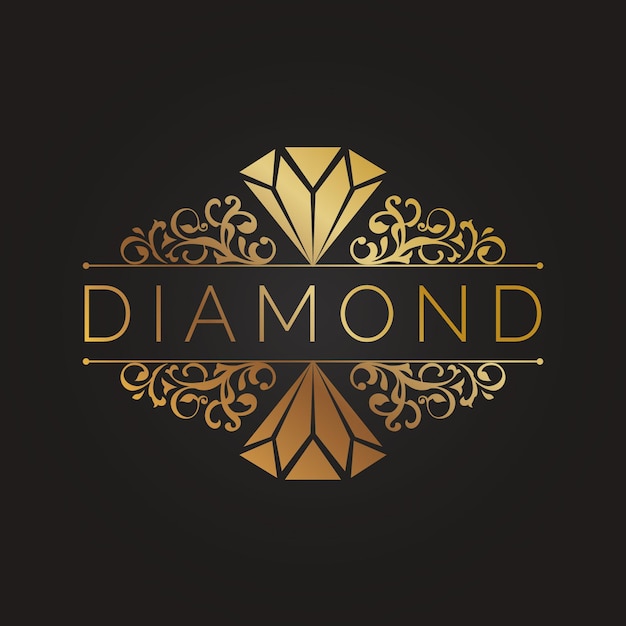 Download Free Elegant Diamond Logo Free Vector Use our free logo maker to create a logo and build your brand. Put your logo on business cards, promotional products, or your website for brand visibility.