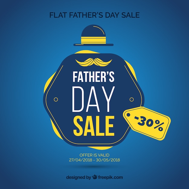 Elegant fathers day sale background